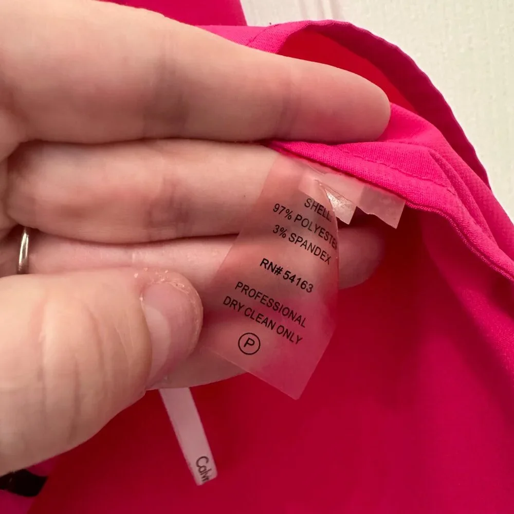 Pink Calvin Klein Blouse Size XL - Picture 3 of 4